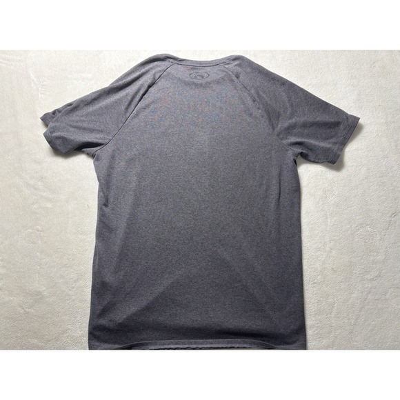 Under Armour The Tech Tee Solid Gray Active T Shirt Men's Medium - Picture 5 of 7